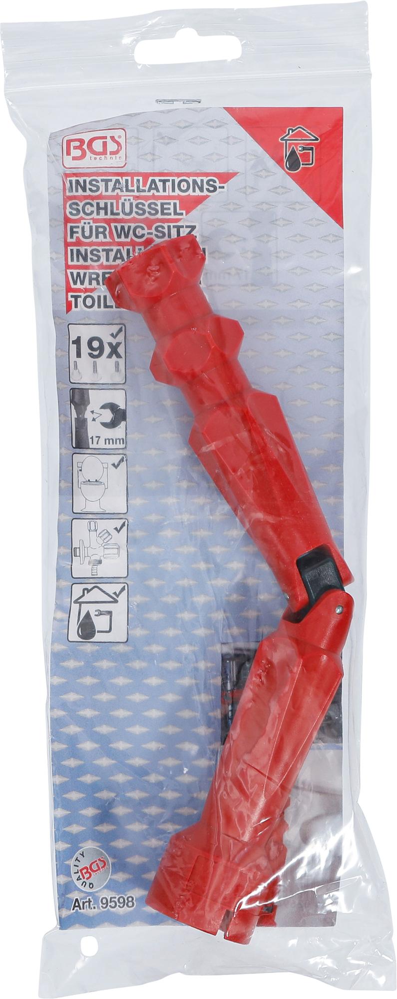 INSTALLATION WRENCH | FOR WC SEAT (9598)