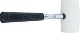 RUBBER MALLET | METAL HANDLE | WHITE HEAD | Ø 64 MM | 750 G (70141)