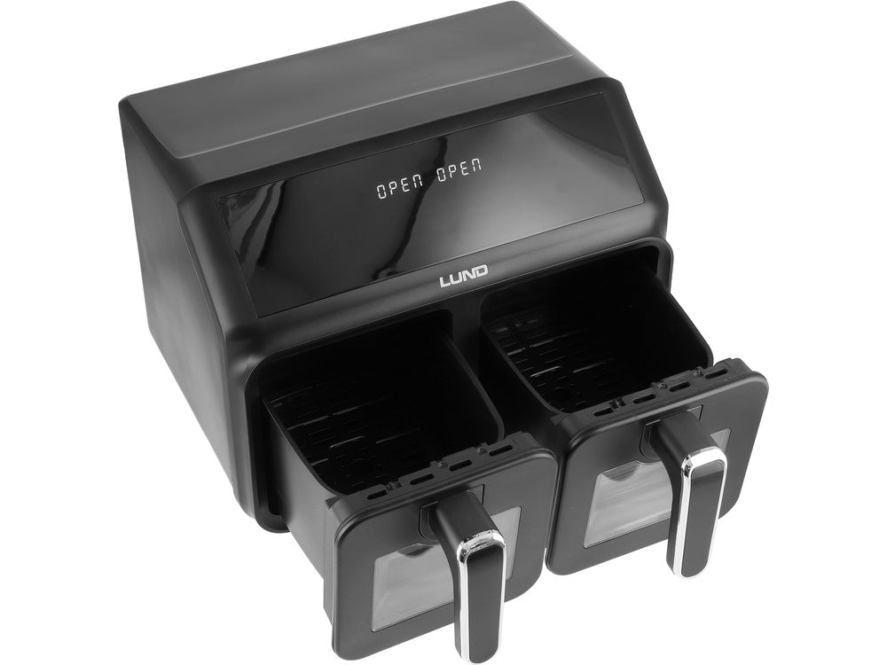 AIR FRYER 2200W 4L+4L BLACK (67563)