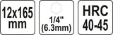 AUGER DRILL BIT 12MM HEX (YT-44681)