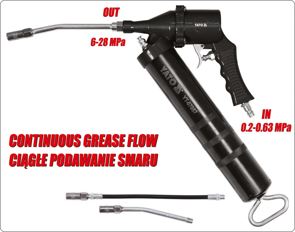 PNEUMATIC GREASE GUN CONTINUOUS MODEL (YT-07057)