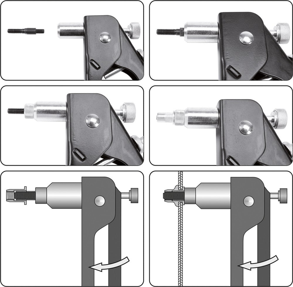 HAND RIVETER NUT M3-M6 (70270)