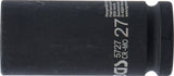 IMPACT SOCKET HEXAGON, DEEP | 20 MM (3/4") DRIVE | 27 MM (5727)