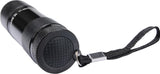 ALUMINIUM LED TORCH, 9 LED, BLACK (YT-08570)