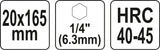 AUGER DRILL BIT 20MM HEX (YT-44685)