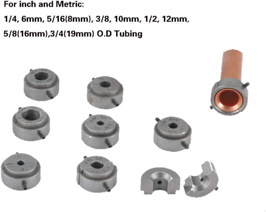 45 DEGREE ECCENTRIC CONE TYPE FLARING SET WITH CUTTER (WK-519FT)