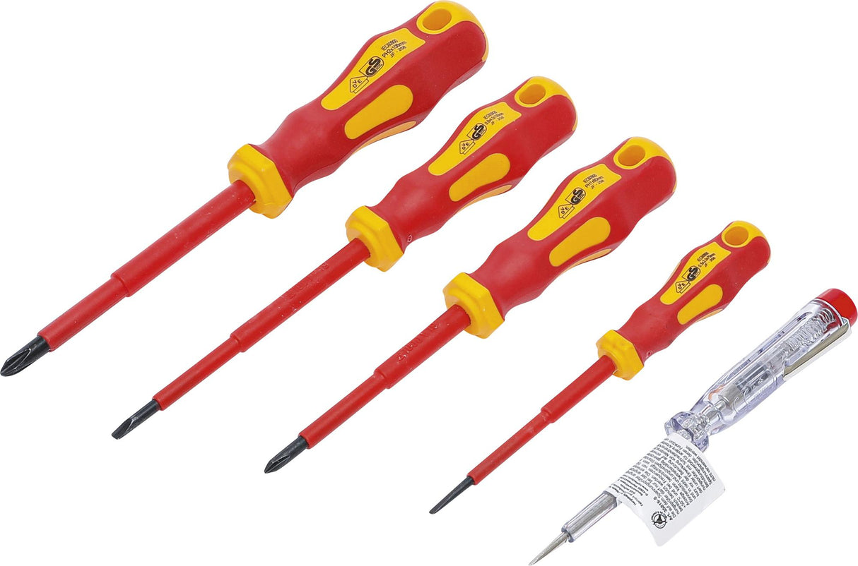 VDE ELECTRICIAN'S SCREWDRIVER SET | SLOT SL / CROSS SLOT | 5 PCS. (35815)