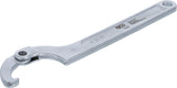 ADJUSTABLE HOOK WRENCH WITH NOSE | 50 - 80 MM (73229)