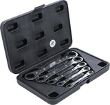DOUBLE ENDED RATCHET WRENCH SET, STRAIGHT, REVERSIBLE | 6 X 8-19 X 22 MM | 5 PCS. (1450)