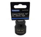 IMPACT SOCKET | 12-POINT | 12.5 MM (1/2") | 24 MM (S12-24B)