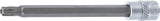 BIT SOCKET | LENGTH 100 MM | 6.3 MM (1/4") DRIVE | T-STAR TAMPERPROOF (FOR TORX) T30 (4203)