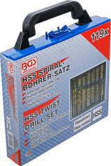 TWIST & STEP DRILL SET | HSS | TITANIUM NITRATED | 1 - 10 MM | 119 PCS. (2009)