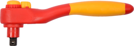INSULATED RATCHET FOR ELECTRICIAN VDE, 200 MM 3/8" (YT-21071)