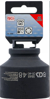 IMPACT SOCKET, HEXAGON | 20 MM (3/4") | 48 MM (5648)