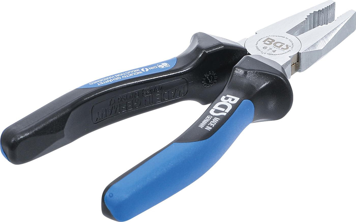 COMBINATION PLIERS | WITH FACET AND CUTTING EDGE | 180 MM (674)