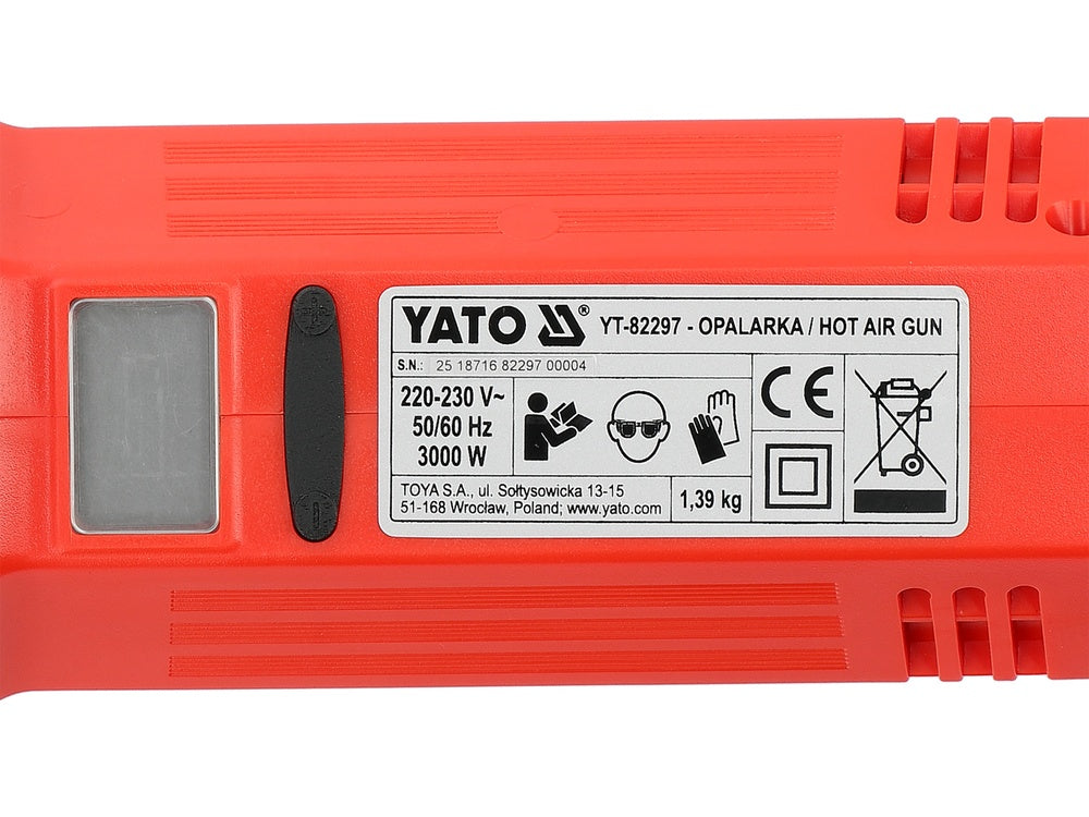 HEAT GUN, CONSTRUCTION | 3000 W | LCD DISPLAY (YT-82297)