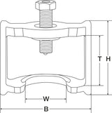 BRAKE LINKAGE ADJUSTER PULLER | FOR HALDEX BRAKE | 160 MM (74330)