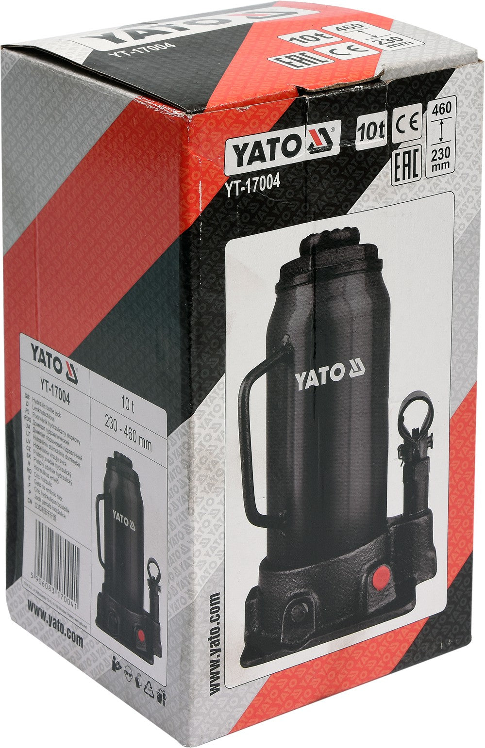 HYDRAULIC BOTTLE JACK 10T (YT-17004)