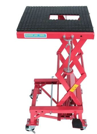 MOTORCYCLE JACK | WITH WHEELS | 300 LBS (JC-2)