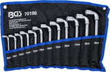 DEEP HOLE PIPE SPANNER SET | 8 - 19 MM | 12 PCS. (70186)