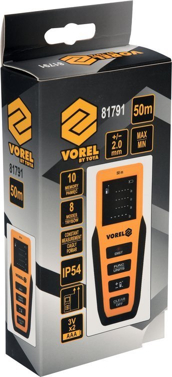 LASER DISTANCE METER 50 M (81791)
