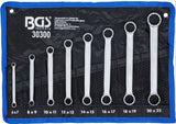 DOUBLE RING SPANNER SET | EXTRA FLAT | 6-22 MM | 8 PCS. (30300)