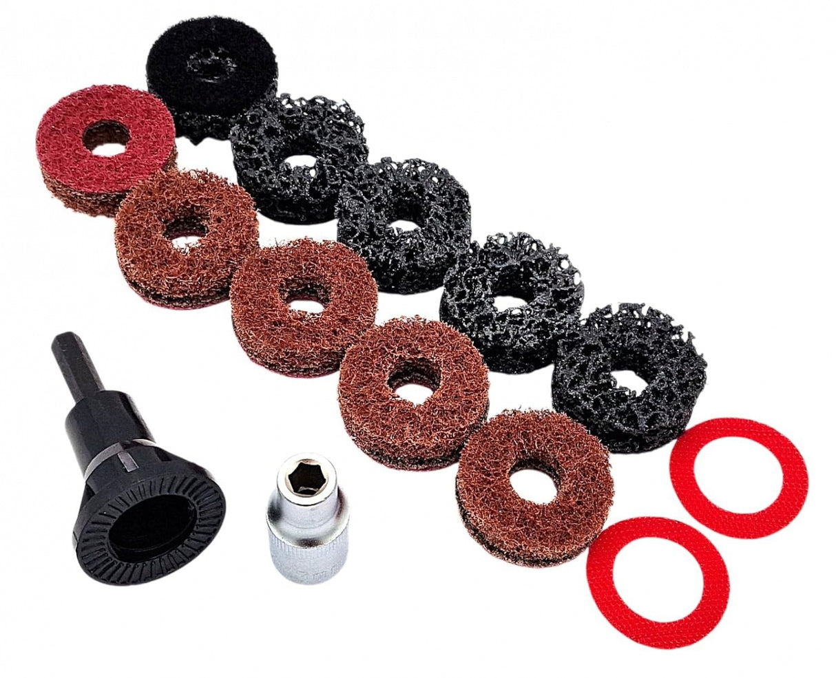 WHEEL HUB GRINDING SET | FOR BOLTS AND NUTS | 14 PCS. (SK7074)