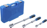 REVERSIBLE RATCHET SET | EXTENDABLE | 6.3 MM (1/4") - 10 MM (3/8") - 12.5 MM (1/2") | 3 PCS. (25123)