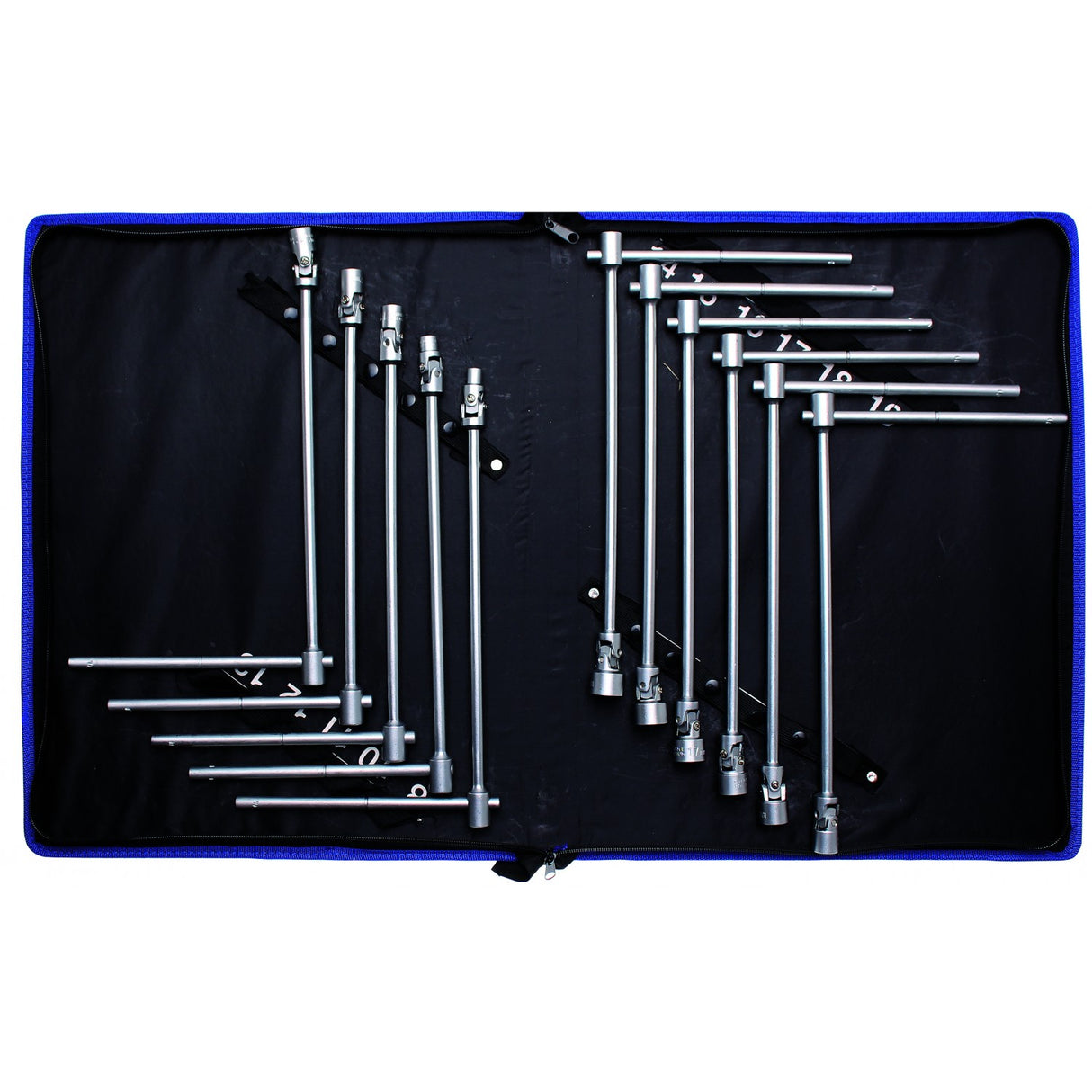 SET OF HANDLES WITH FLEX SOCKETS 8-19 MM, 12 PCS. (8880)