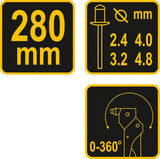 HAND RIVETER /ROUND HEAD/ (70100)