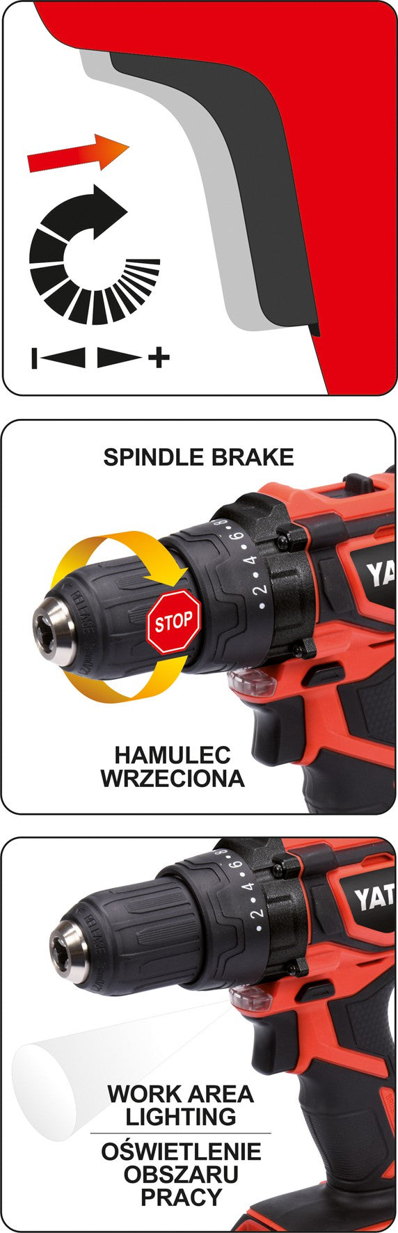 DRILL DRIVER 18V BL MOTOR 42NM - BODY (YT-82795)