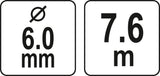 DRAIN AUGER 7,6M (YT-24991)