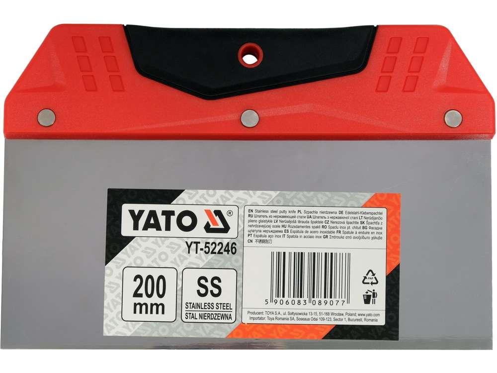 STAINLESS STEEL PUTTY KNIFE 200 MM (YT-52246)