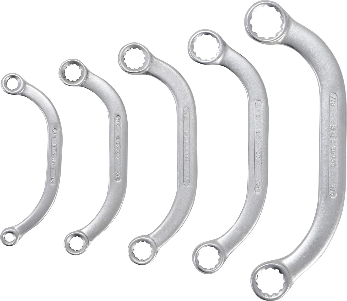 OBSTRUCTION RING SPANNER SET | INCH SIZES | 1/4" - 7/8" | 5 PCS. (1222)