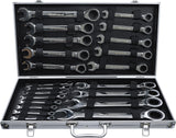 RATCHET COMBINATION WRENCH SET | 6 - 32 MM | 22 PCS. (30009)