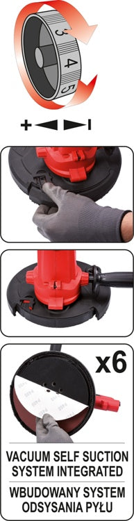 DRYWALL SANDER 225MM (YT-82340)