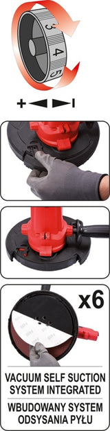 DRYWALL SANDER 225MM (YT-82340)