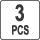 CHAIN SAW FILE 4.8MM 3PCS (79863)