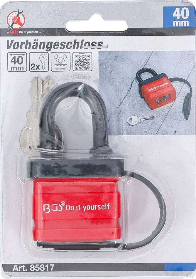 PADLOCK | 40 MM | WATER RESISTANT (85817)