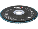 FLAP DISC | 125 MM X 22 | P120 (YT-833009)