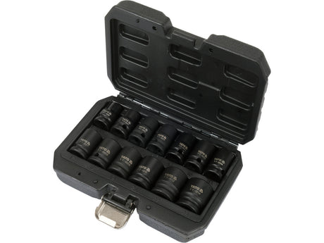 13PCS 1/2"IMPACT SOCKET SET, 6-POINT,STU (YT-10251)