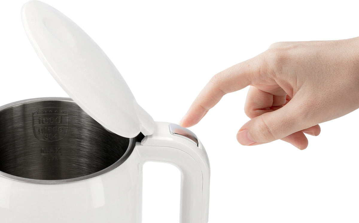 EL. KETTLE 1,7L, TEMP. CONTROL, WHITE (68223)