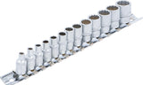 SOCKET SET, 12-POINT | 6.3 MM (1/4") DRIVE | 4 - 14 MM | 13 PCS. (2269)