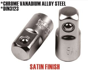 ADAPTER FOR SOCKETS CR-V, 1/4"(F) X 3/8" (M) (VG-14F38MS)