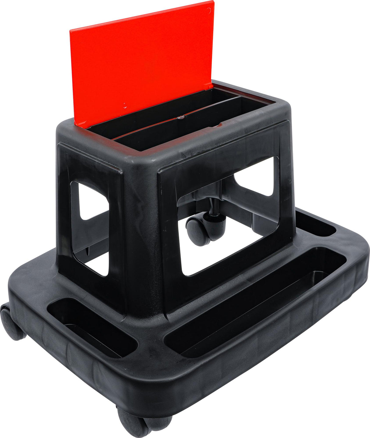 ROLLING SEAT WITH SHELVES AND STORAGE COMPARTMENT (90101)