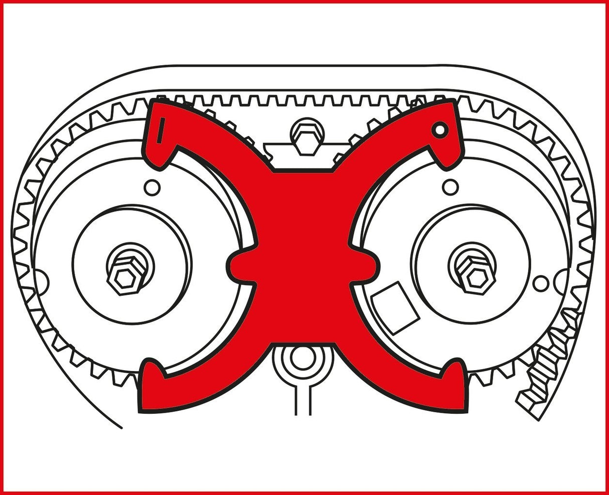 ENGINE LOCKING TOOL SET | FORD FOCUS, VOLVO | 5 PCS. (SK4860)