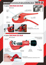 PIPE CUTTER 3-32MM (YT-22338)