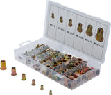 RIVET NUTS ASSORTMENT | GALVANIZED STEEL | 150 PCS. (14126)