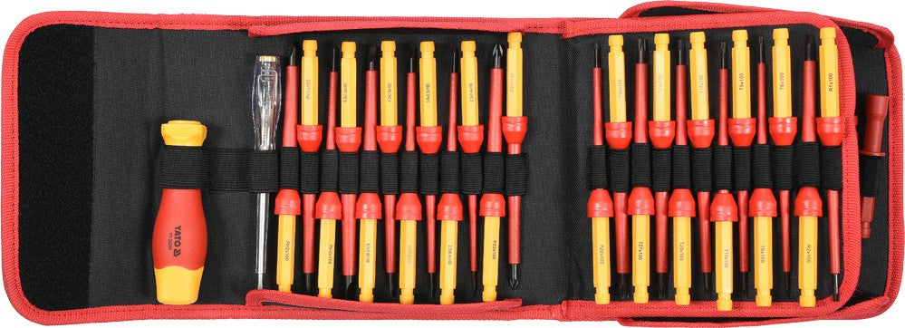 INSUL. CHANGE. SCREWDRIVER SET 50PCS VDE (YT-28293)