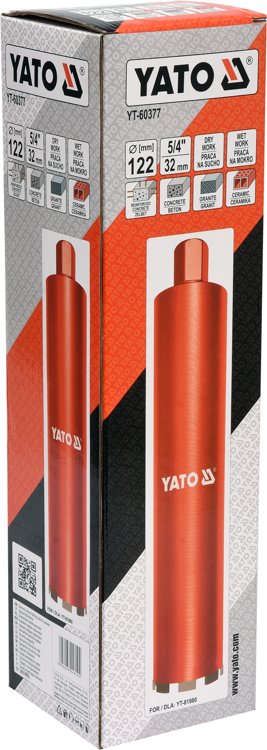 DIAMOND CORE DRILL BIT 122MM (YT-60377)
